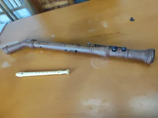 Flauta dulce bajo Huber Swiss