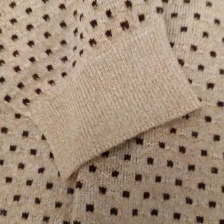 2 Jerséis Beige dorado y verde Talla L