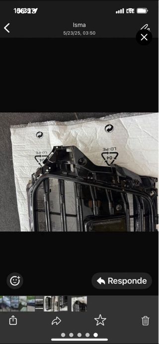 Rejilla Audi S3 8V Negra Original