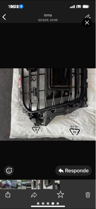 Rejilla Audi S3 8V Negra Original