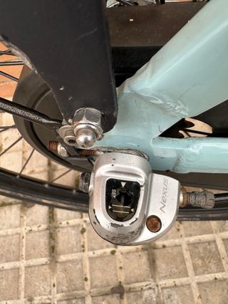 Bicicleta Holandesa Cortina Azul