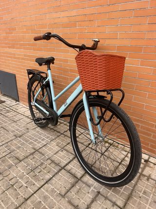 Bicicleta Holandesa Cortina Azul