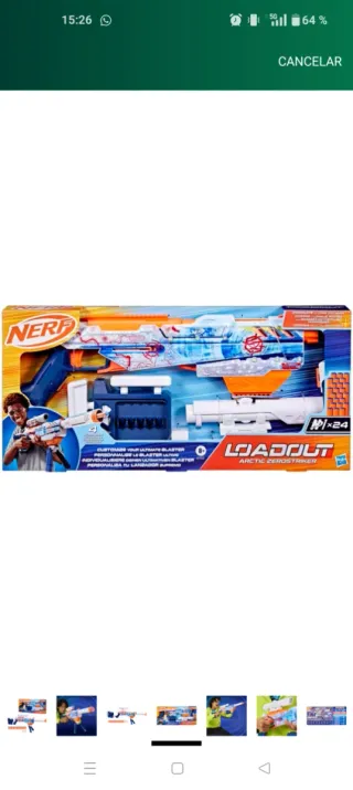 Nerf Loadout Arctic Zero Striker