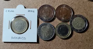 Lote monedas Mónaco