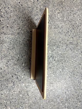 Pizarra de madera con soporte