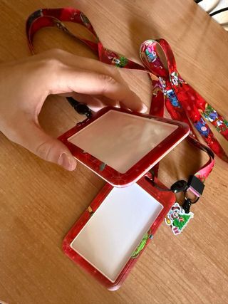 Lanyard Disney Navidad Tarjetero