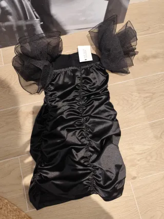 Vestido negro corto fiesta