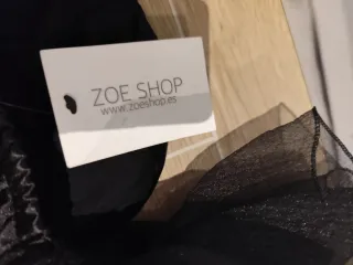 Vestido negro corto fiesta