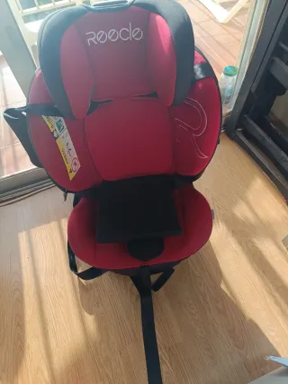 Silla de coche bebé roja Reecle, grupo 0, 1, 2 y 3