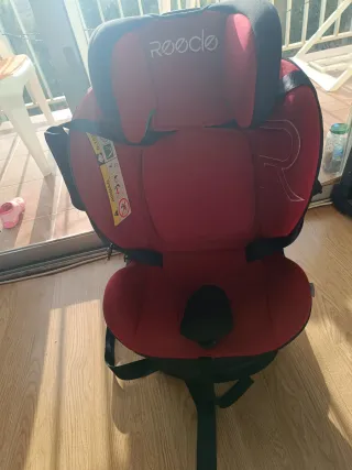 Silla de coche bebé roja Reecle, grupo 0, 1, 2 y 3