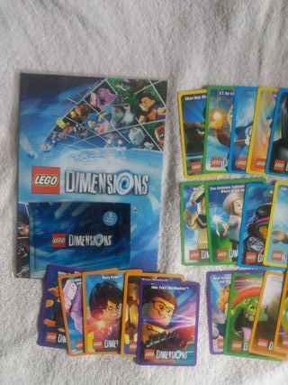 COLE COMPLETA CARTAS LEGO DIMENSIONS CON ÁLBUM