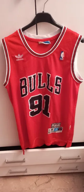 Camiseta Chicago Bulls Adidas Dennis Rodman Talla
