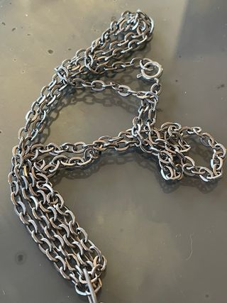 Collana vintage anni '70 con pendente floreale