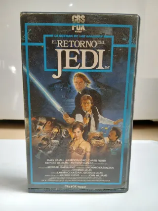 Trilogía Star Wars en formato VHS (1ª Edición)