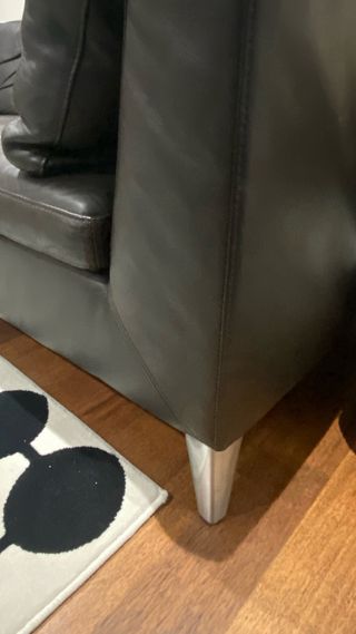 Sofá de Piel Ikea Stockholm Marrón Oscuro