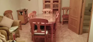 Conjunto Muebles Salón Comedor Madera