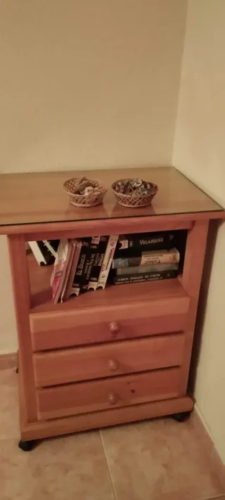 Conjunto Muebles Salón Comedor Madera