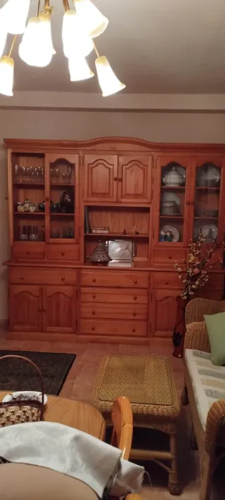 Conjunto Muebles Salón Comedor Madera