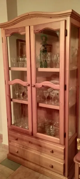 Conjunto Muebles Salón Comedor Madera