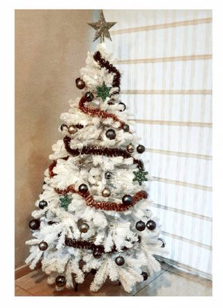 Árbol de Navidad Blanco Grande