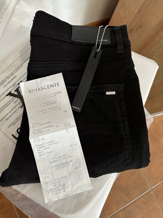 Amiri Jeans Nuovi con Etichetta e Scontrino