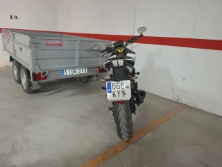 KTM Duke 125 Blanca y Naranja