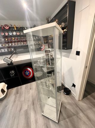 Vitrina expositora de cristal