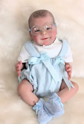 Muñeca Bebé Reborn Ojos Azules