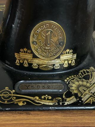 Máquina de coser Singer Nº 15 - 1922