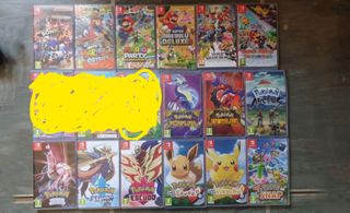 Juegos Nintendo Switch Pokémon y Mario