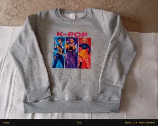 Sudadera y mochila K-Pop niña T.150