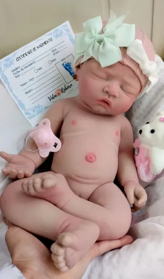 Bebé Reborn Silicona 44cm 2.500 gm