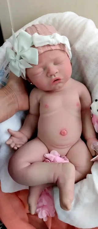 Bebé Reborn Silicona 44cm 2.500 gm