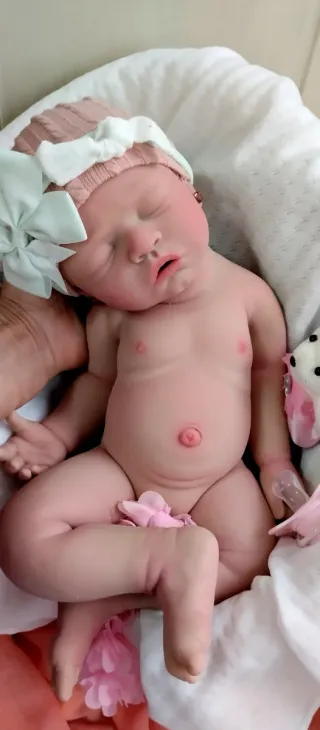 Bebé Reborn Silicona 44cm 2.500 gm