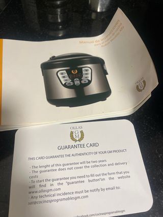 Robot de cocina GM sin estrenar