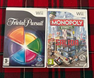 Lote 2 Juegos Wii: Trivial Pursuit y Monopoly