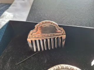 Peineta Fallera Niña Plata