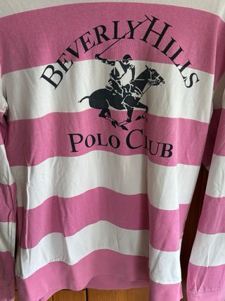 Camiseta Polo Club Manga Larga Rayas