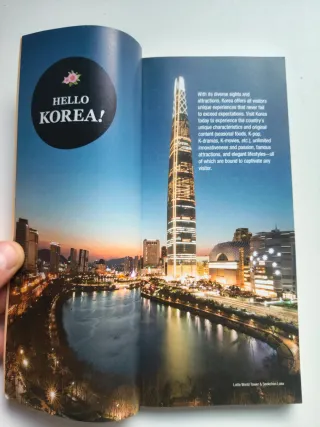 Guía de bolsillo de Korea. Con mapa del pais