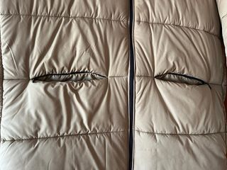 Abrigo plumífero Ecoon beige t.36 muy amplio