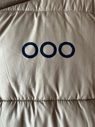 Abrigo plumífero Ecoon beige t.36 muy amplio