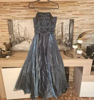 Vestido de fiesta Faber azul