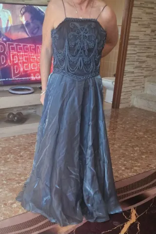 Vestido de fiesta Faber azul