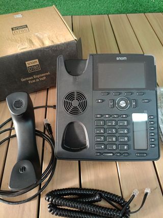 Teléfono Fijo Snom D785 Negro