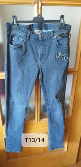 Camisa cuadros verde y negra T.S