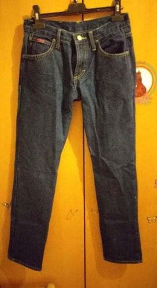 Camisa cuadros verde y negra T.S