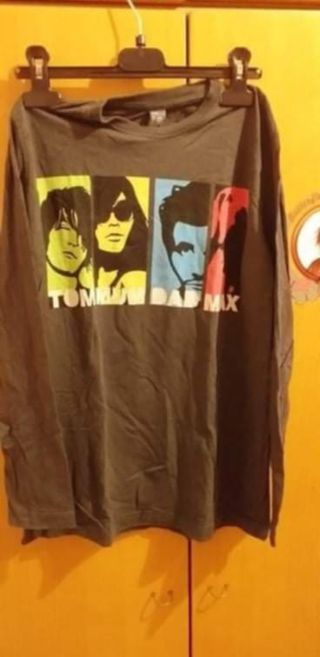 Camisa cuadros verde y negra T.S