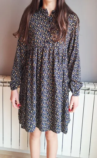 Vestido estampado niña floral