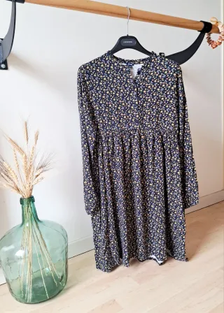 Vestido estampado niña floral