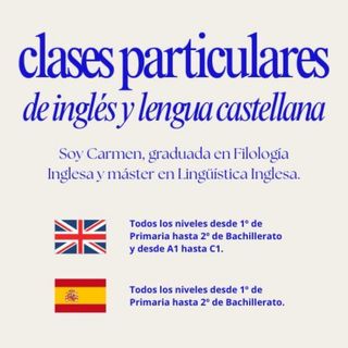 Clases particulares de inglés y lengua/literatura
